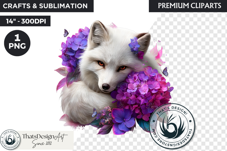 Royal Hydrangea Guardian Fantasy Warrior Floral Graphic