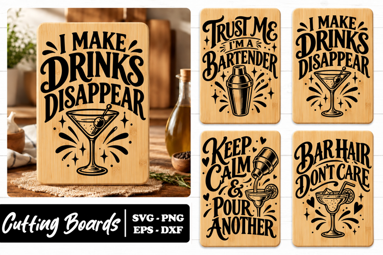 Bartender Bar Drinks Cocktail Quotes SVG PNG