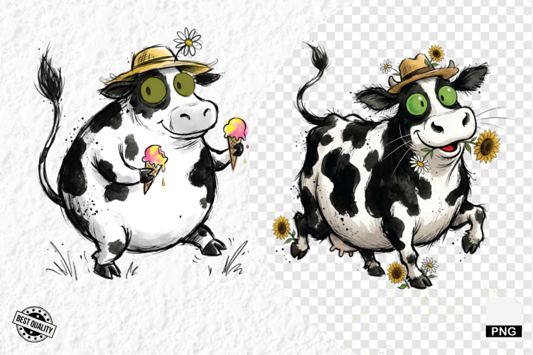 Cute Cow Clipart Image 19