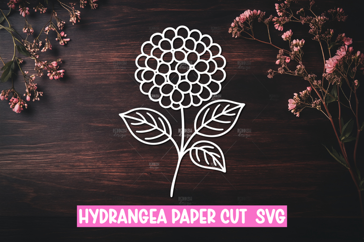 Hydrangea Clipart Image 16