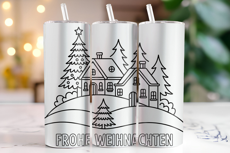 Christmas Tumbler Wrap Image 14