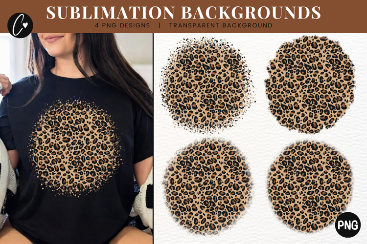 Leopard Print Sublimation Background