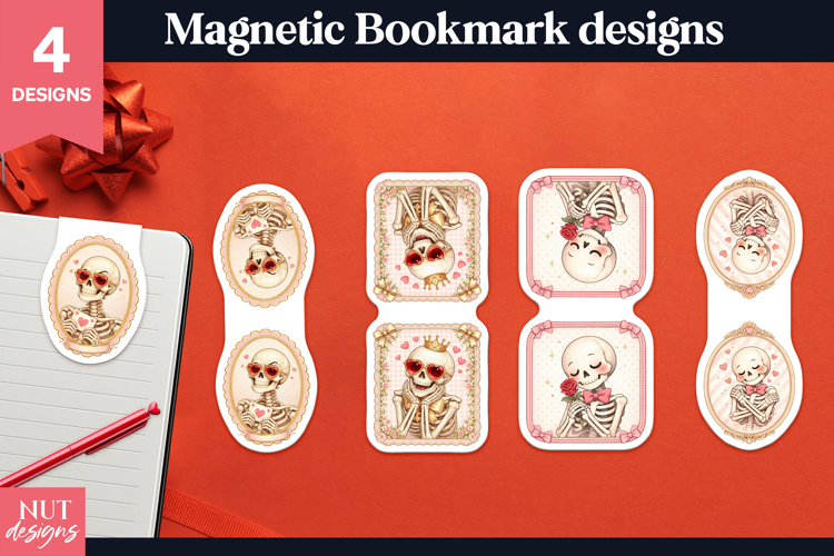 Magnetic Bookmark Coquette Valentine Magnetic Bookmark