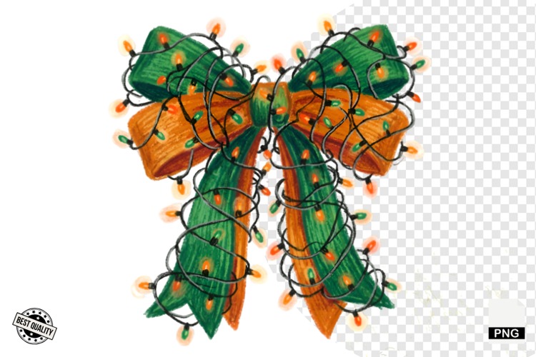 Halloween Bows & Lights Clipart
