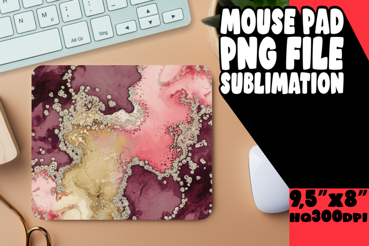 BRIGHT MOUSE PAD SUBLIMATION STYLE, Abstract Pattern