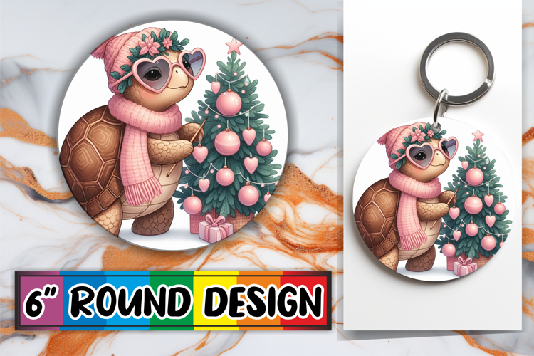 Timeless Circle Designs for Gifts, Turtle