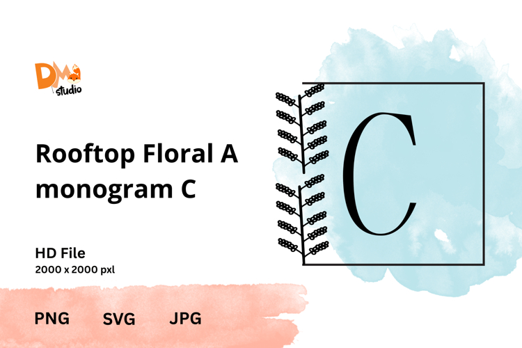 Rooftop Floral Monogram