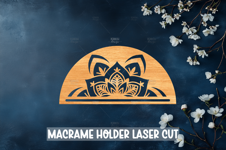 Macrame Holder Laser cut, Home decor Laser Cut