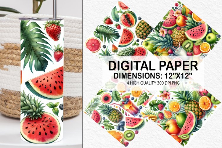 Summer Digital Paper Image 18
