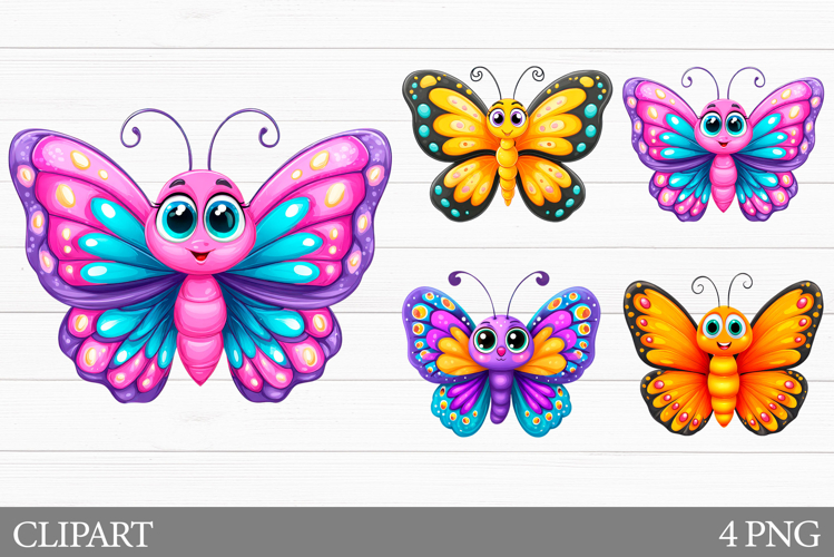 Cute Butterfly Clipart Image 2