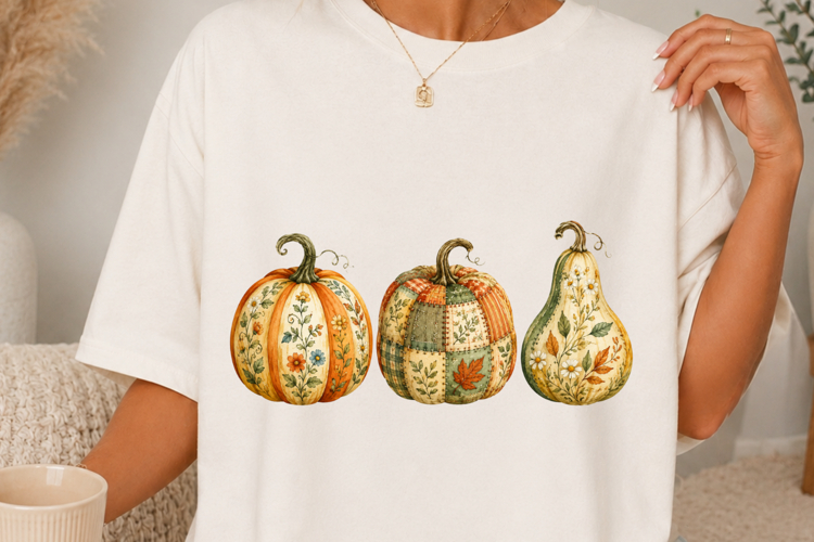 Vintage Pumpkin Clipart Image 5