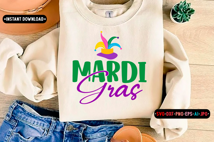 little mister mardi gras Quotes SVG Design, Mardi gras