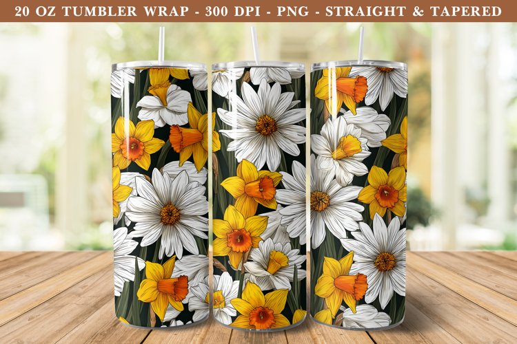 20 Oz Sublimation Tumbler Wrap Image 10