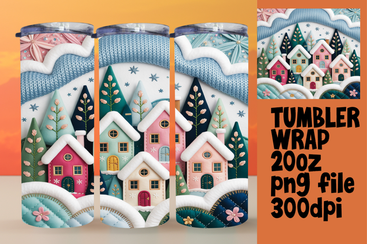 Christmas Tumbler Wrap Image 11