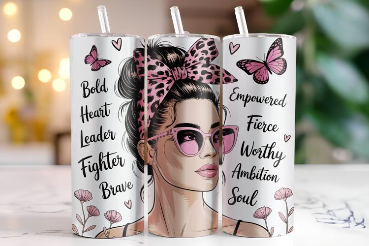 Bold heart Tumbler Wrap | Sublimation | Tumblers