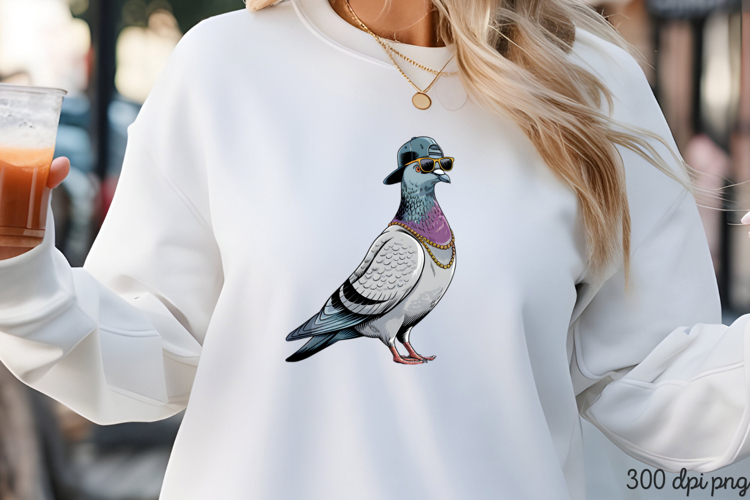 Funny Sarcastic Bird Sublimation PNG