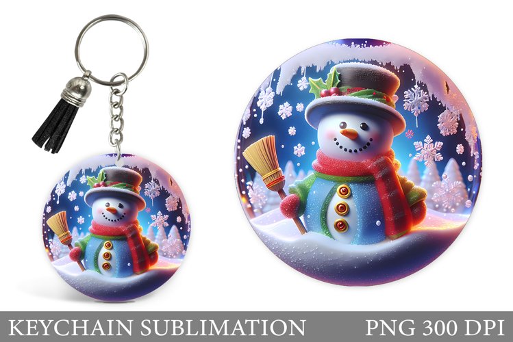 Cute Snowman Clipart Image 9
