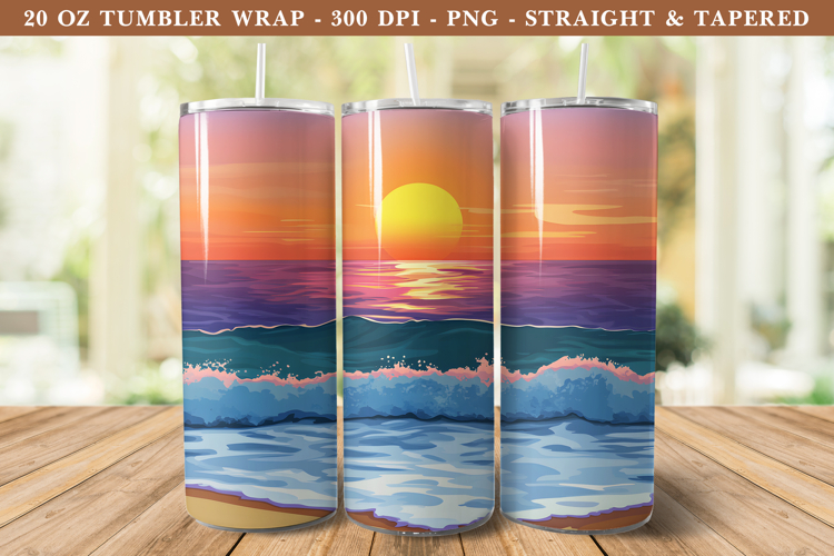 20 Oz Sublimation Tumbler Wrap Image 16
