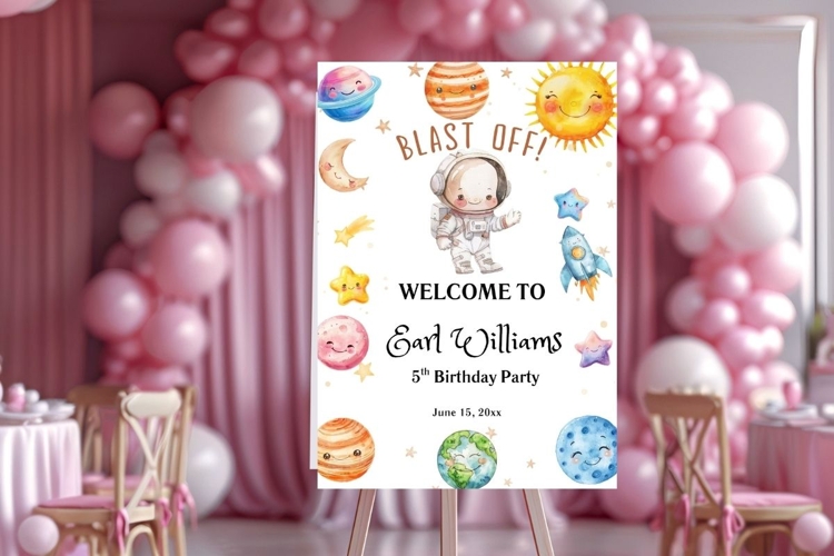 Baby Shower Welcome Sign Template 195