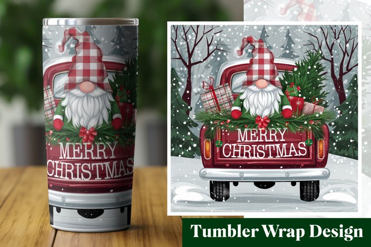 Christmas Tumbler Wrap Image 7