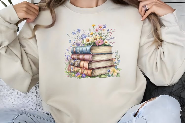 Boho Bookshelf Clipart PNG