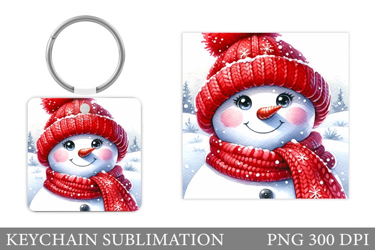 Cute Snowman Clipart Image 9