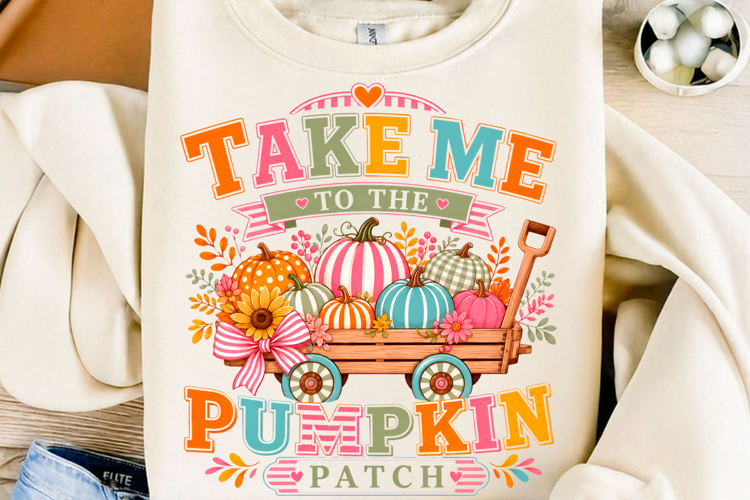 Take Me to the Pumpkin Patch Autumn PNG example image 1