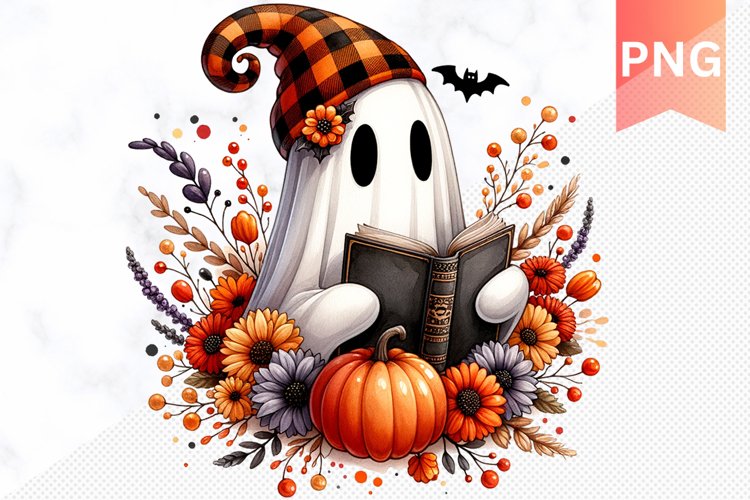 Halloween Ghost Sublimation - Halloween Clipart PNG Design