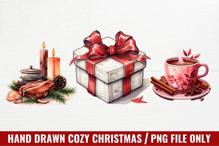 Christmas Watercolor Clipart Image 6