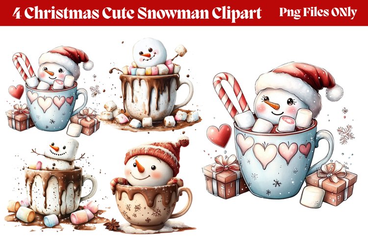 Cute Snowman Clipart