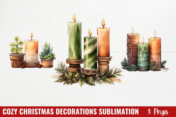Christmas Watercolor Clipart Image 6