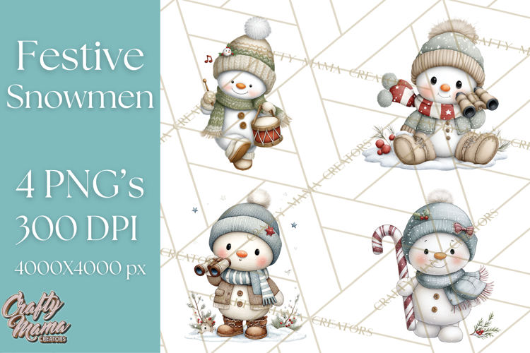 Snowman PNG Image 15