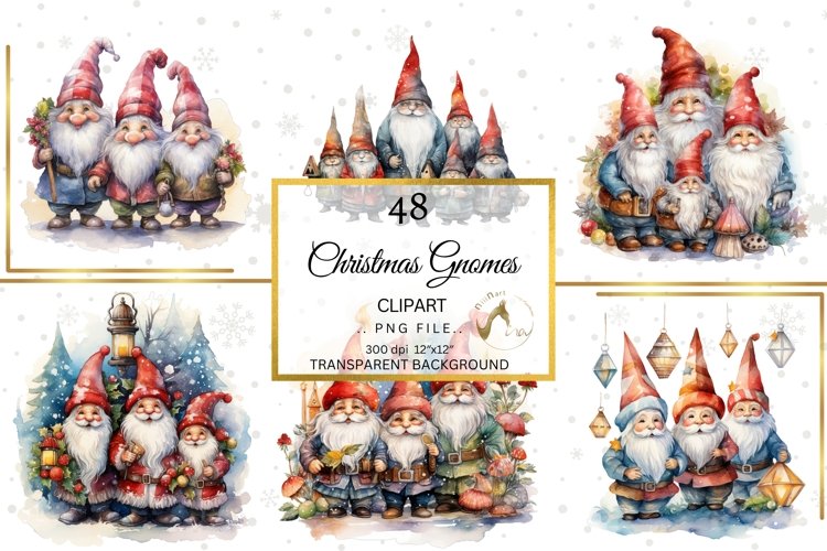 Christmas Gnome Clipart Image 2