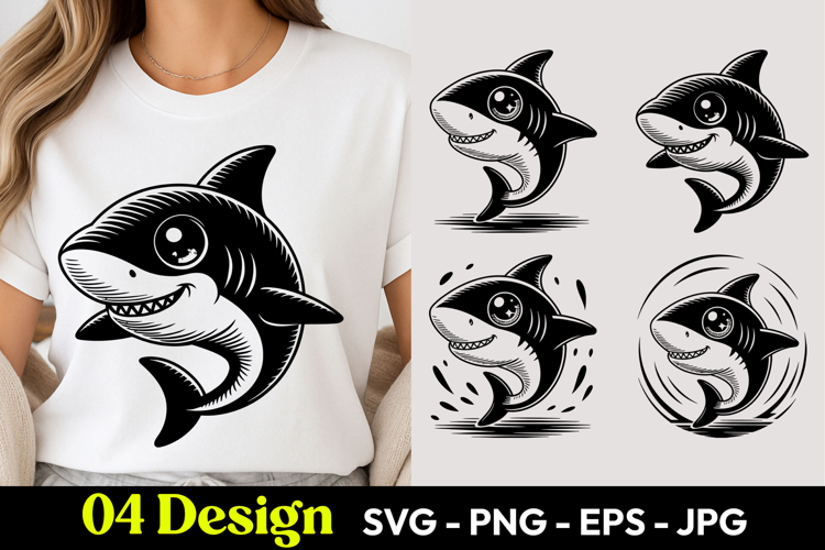 Cute Shark SVGs