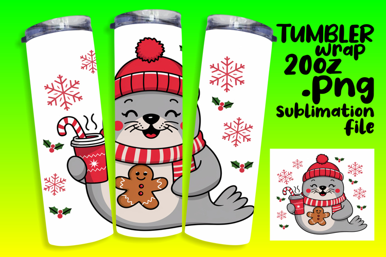 Trendy 20oz Design for Sublimation , Christmas