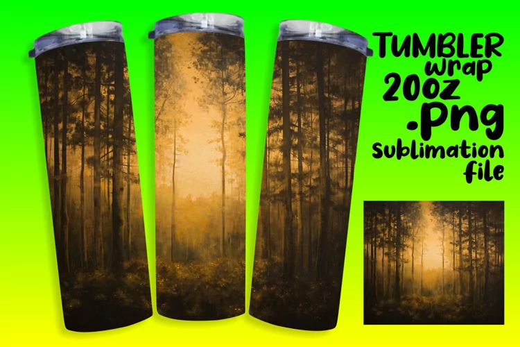 Nature's Majesty Tumbler Sublimation