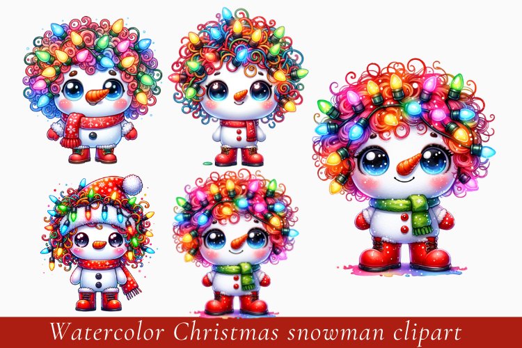 Christmas Watercolor Png Image 9