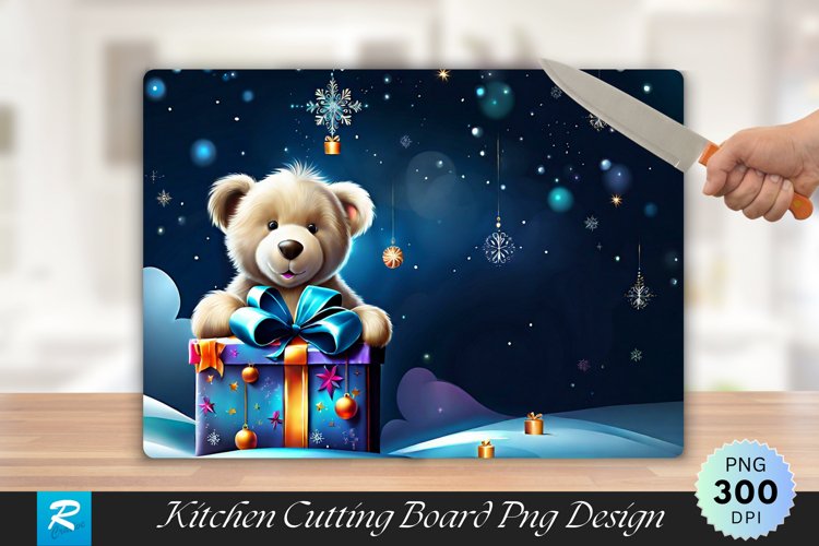Gift Cutting Board Sublimation Design example image 1