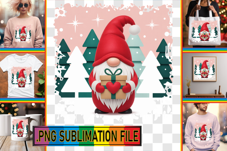 Vibrant TSHIRT Magic Ideas PNG, Gnomes