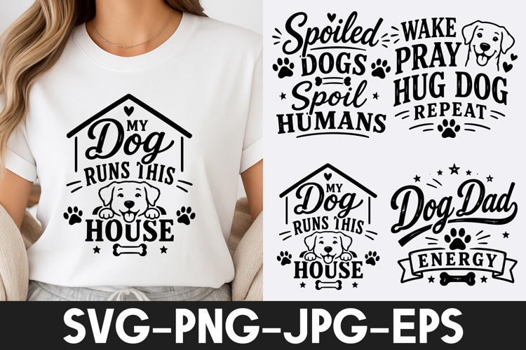 Funny Dog Lover Quotes T Shirt Design SVG PNG