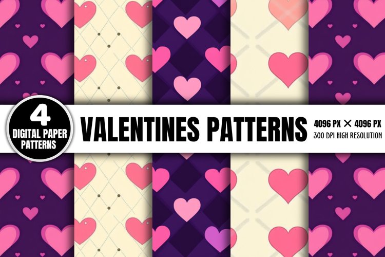 Pink Heart Background Image 19