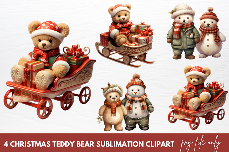 Christmas Bear Clipart Image 21