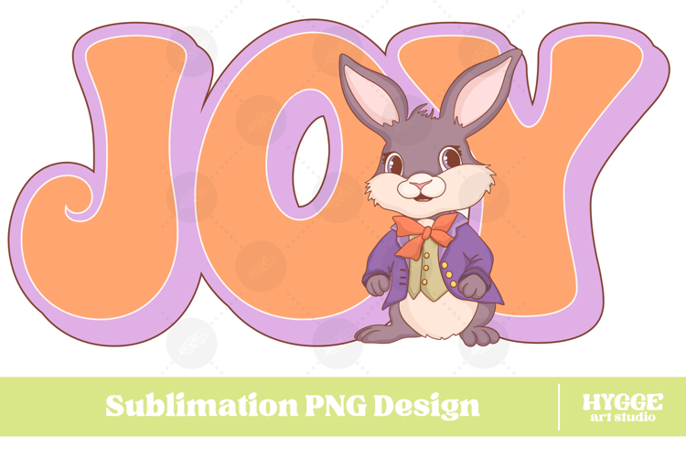 Easter Bunny Sublimation PNG Chick Farm Hip Hop Spring Joy