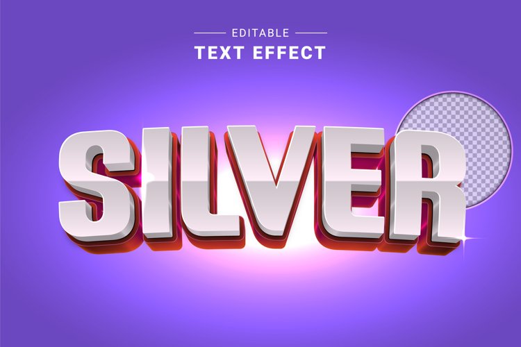 Editable Text Effect for Illustrator. Vector Graphic styles
