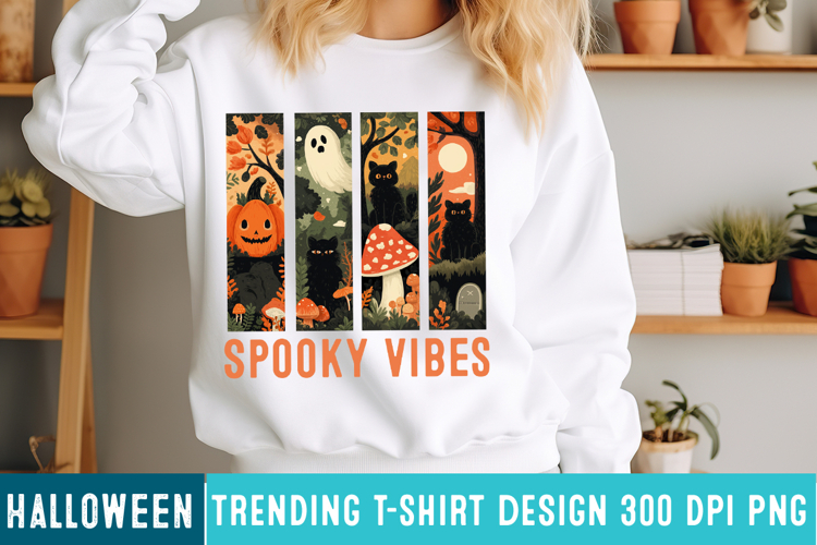 Spooky Vibes Sublimation Design,Spooky Vibes PNG