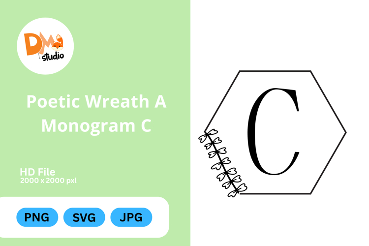 Floral Wreath Clipart Image 16