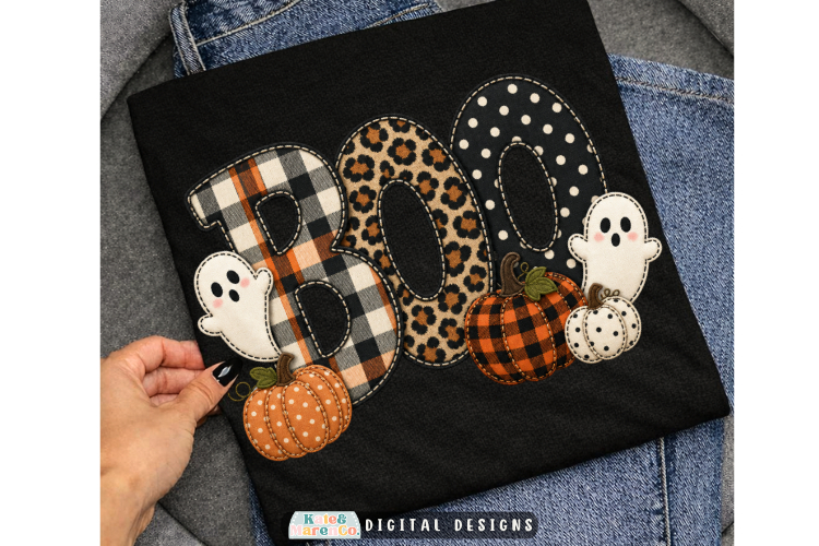 Boo PNG | Preppy Halloween PNG | Fall Boutique PNG
