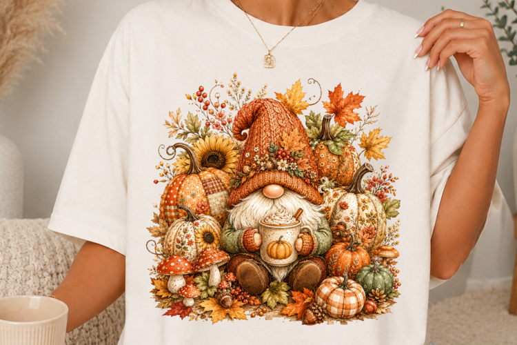 Autumn Sublimation Shirt Design SVG
