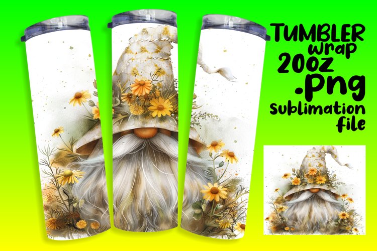 Sweet Gnome Spring Tumbler Designs