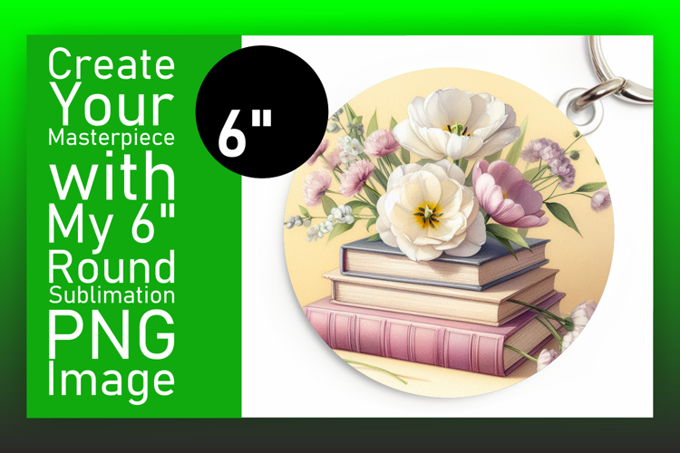 Unique Circle Design Coaster Artwork , Books